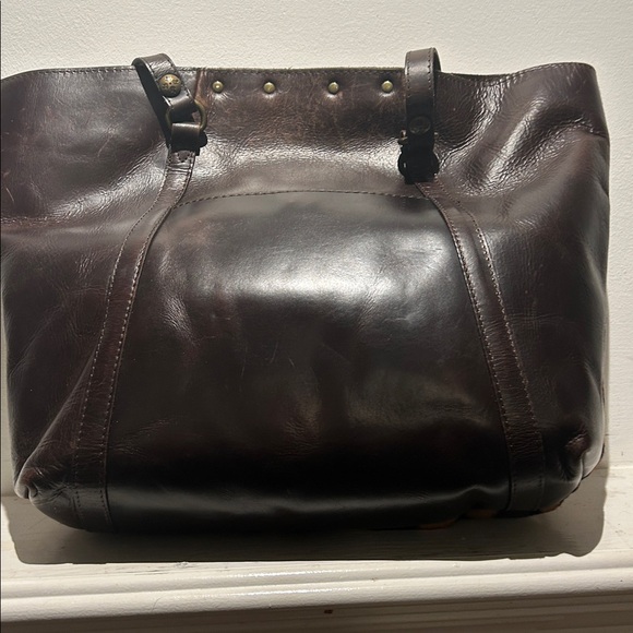 Patricia Nash Benvenuto Tote Leather Leopard - Picture 6 of 9